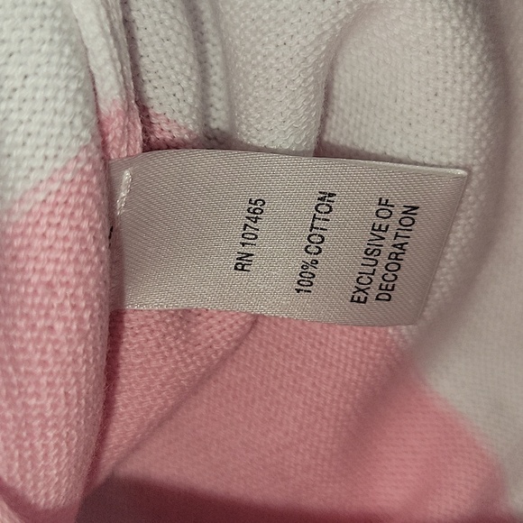 NWT | Pink & White Stripe Rhinestone Strawberry Icon Sweater| Small - Picture 7 of 7